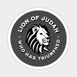 Lion of Judah Who Has Triumphed Jesus Christian Bible Scripture Religious Magnet